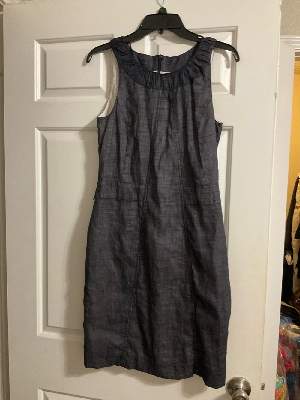Women’s Sleeveless Navy Shift Dress
